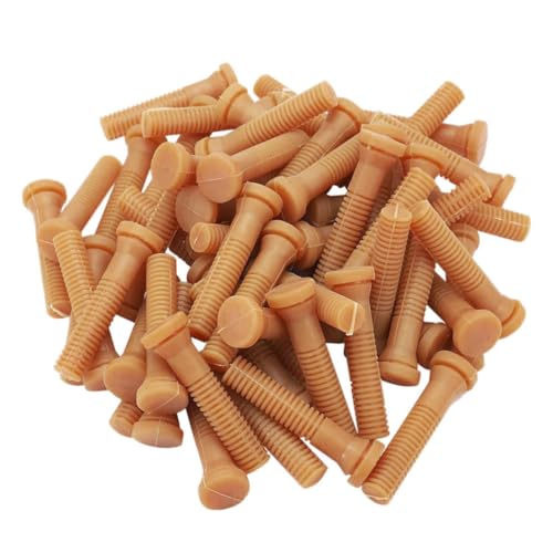 50pcs Hühnchenplucker Finger Geflügel zuspucken Haarentfernung Gummi -Stick für Plucker Machine Ente Wachtel Erde gelb von Jcasbdn