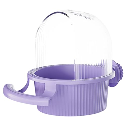 Fenster Vogelfutterleiter 6.5x4.9x5.4 großer Spritzer Vogelkäfig-Feeder mit rutschfestem Ständer für Pfingstrosenpapagentaubenbirdbirdzubehör von Jcasbdn