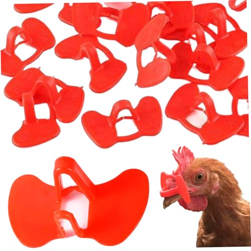 Geflügelzubehör, 100pcs Hühnerversorgungen Pinless Peeper mit Zange, Anti-In-Verletzungs-Hühnerzubehör Plastik-Looper-Brillen vermeiden Mobbing mit Anderen Geflügelzubehör, 100pcs Hühnerversorgungen Pinless Peeper mit Zange, Anti-In-Verletzungs-Hühnerzubehör Plastik-Looper-Brillen vermeiden Mobbing mit Anderen von Jcasbdn