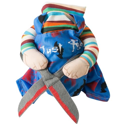 Jcasbdn Hunde Halloween Kostüme, tödliche lustige Haustierkleidung mit Schere und Flexibler Arm, einstellbare Halloween -Kostüme für Hundepelpenkatze, Medium Jcasbdn Hunde Halloween Kostüme, tödliche lustige Haustierkleidung mit Schere und Flexibler Arm, einstellbare Halloween -Kostüme für Hundepelpenkatze, Medium von Jcasbdn