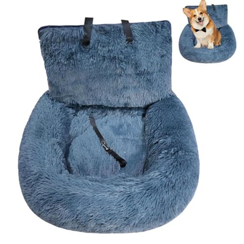 Hundeautossitz lustiger Fuzzy kleines Hundebett mit Riemen 24x24 Zoll abnehmbar und leicht zu reinigen schützt vor Schmutz von Jcasbdn