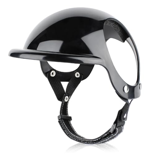 Hundehelm mit Ohrlöchern, Sonne und windbeständiger Hundemelm mit verstellbarem Riemen für das Wanderradfahren im Freien im Freien Hundehelm mit Ohrlöchern, Sonne und windbeständiger Hundemelm mit verstellbarem Riemen für das Wanderradfahren im Freien im Freien von Jcasbdn