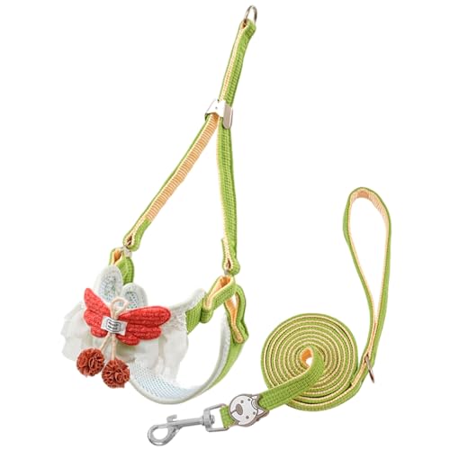 Hundekabelbaum und Leine setzt weiches, atmungsaktives, verstellbares Spitzen Design süß Hundekabelbaum und Leine setzt weiches, atmungsaktives, verstellbares Spitzen Design süß von Jcasbdn