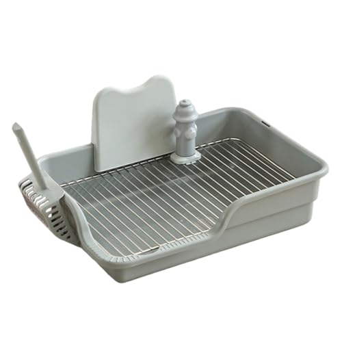 Hundetöpfchenschale Edelstahl Mesh Welpen Töpfchenschale mit Schutz Wandschaufel Halten Sie die Pfoten trockener Hundedrüsenkasten für keinen Lecksackunfall Hundetöpfchenschale Edelstahl Mesh Welpen Töpfchenschale mit Schutz Wandschaufel Halten Sie die Pfoten trockener Hundedrüsenkasten für keinen Lecksackunfall von Jcasbdn