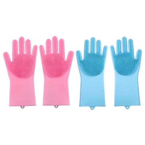 Jcasbdn 2 Paar Hundewäsche Handschuhe Anti -Slip Multifunktional weiches Silikon -Haustier -Pflegehandschuhe für Haustiere Hunde Katzen Kaninchen Jcasbdn 2 Paar Hundewäsche Handschuhe Anti -Slip Multifunktional weiches Silikon -Haustier -Pflegehandschuhe für Haustiere Hunde Katzen Kaninchen von Jcasbdn