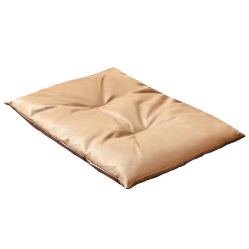 Jcasbdn Faux Leder Hundebett 26x20 Zoll wasserdichtes ästhetisches Hundebett Vintage Doppelseite Haustierkissen Jcasbdn Faux Leder Hundebett 26x20 Zoll wasserdichtes ästhetisches Hundebett Vintage Doppelseite Haustierkissen von Jcasbdn