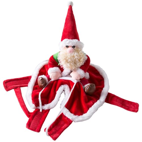 Santa Dog Kostüm Santa Reithunde Weihnachts -Outfit Lustige Haustierkostüme für kleine mittelgroße Haustiere Dress up Cosplay Party Santa Dog Kostüm Santa Reithunde Weihnachts -Outfit Lustige Haustierkostüme für kleine mittelgroße Haustiere Dress up Cosplay Party von Jcasbdn