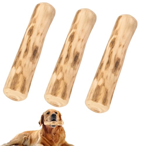JcvPot Kaffeeholz Für Hunde, 3 Stück Natürliches Kauholz Für Welpen Und Hunde, Kaffeeholz Hundespielzeug Für Zahnpflege Und Stressabbau, Langlebiges Kauholz Für Kleine Und Mittlere von JcvPot
