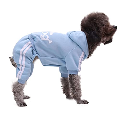 Hunde-Kapuzenpullover, Haustierkleidung, Pullover, Sweatshirt, Basic mit Hut, warme Hunde, Winterkleidung, Haustierkleidung, Hunde-Kapuzenpullover für kleine, mittelgroße Hunde (XS-XXL) von Jczw