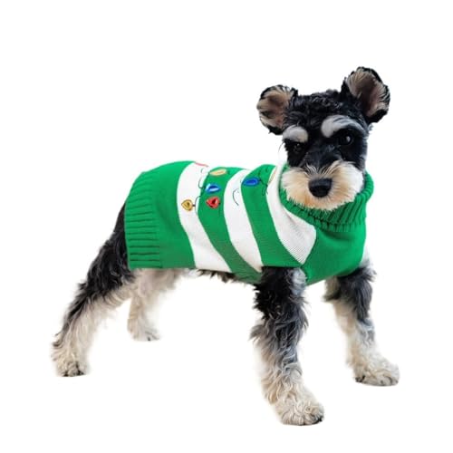 Hundepullover für Welpen, mittelgroß, warme Kleidung im Winter, Pullover-Design für Jungen und Mädchen von Jczw