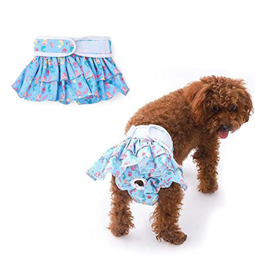 Jczw Waschbare Hundewindeln für Hündinnen – wiederverwendbare Hundewindeln für Hündinnen – sehr saugfähige Hundekleider von Jczw