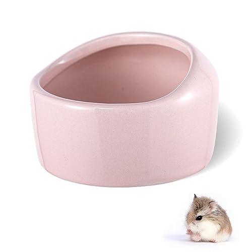 Kleintierschale aus Keramik, Hamsternapf, Hamster-Futternapf, verhindert Umkippen, Spritzen und Kauen für Ratten von Jczw