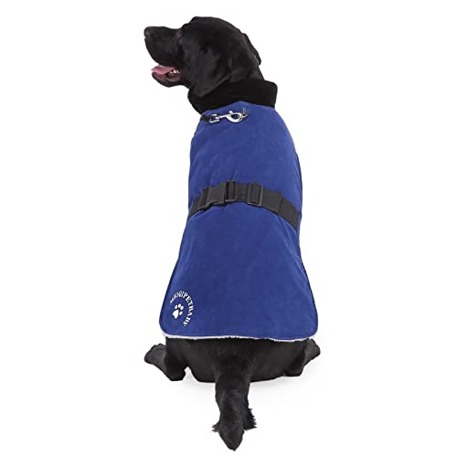 Jdamsixygs Jacken Kleidung Baumwolle Haustierkleidung Kleidung Winter Große verstellbare Haustierkleidung für Hunde Hundepullover Norweger (Blue, M) von Jdamsixygs