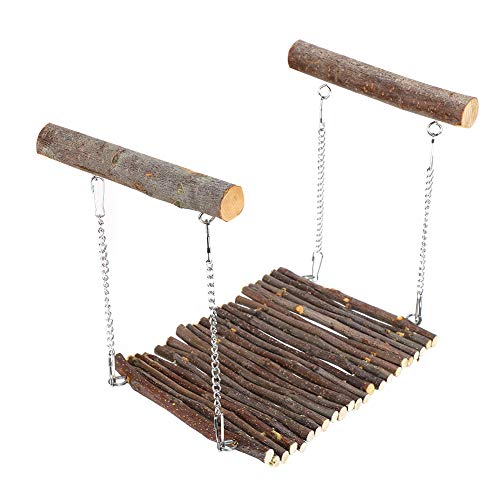 Haustier Sommer Hängematte Holz Hängebrücke Hamster Schaukel Kleintiere Käfig Stehbar Spielzeug für Kaninchen Hamster Chinchilla Haustier Sommer Hängematte Holz Hängebrücke Hamster Schaukel Kleintiere Käfig Stehbar Spielzeug für Kaninchen Hamster Chinchilla von Jeanoko