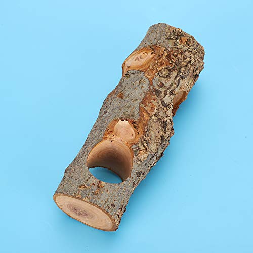 Natürliches Applewood Haustierfutterständer Futterregal Futterbaum Zähne Schleifen Spielzeug für Kaninchen Cavia Kleintier 18cm/7.1in von Jeanoko