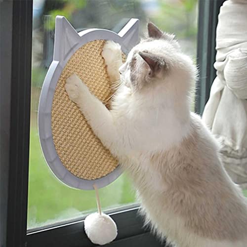 Kratzmatte für Katzen, Sisalseil-Kratzer mit 4 Saugnäpfen, Lustiges Spielzeug Zum Schärfen der Krallen, Modernes Design Passend Zur Inneneinrichtung, Geeignet für (493 x 493 cm / Kratzmatte für Katzen, Sisalseil-Kratzer mit 4 Saugnäpfen, Lustiges Spielzeug Zum Schärfen der Krallen, Modernes Design Passend Zur Inneneinrichtung, Geeignet für (493 x 493 cm / von Jeanoko