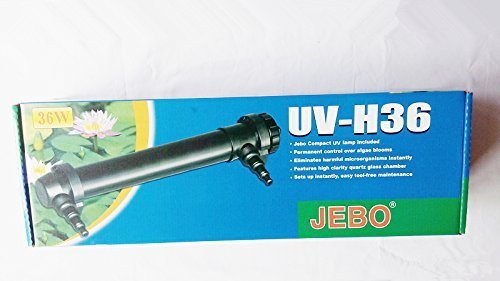 Jebo 36w uv UV-Sterilisator für Aqaurium und Teichfilter, Brauchen Arbeiten mit Pump von Jebo