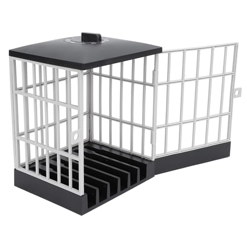 Handy-Gefängnis-verschließbarer Käfig, Handy-Gefängnis-Schließkasten aus Kunststoff für Klassenzimmer (Schwarz und Grau) von Jectse