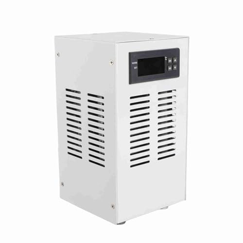 Jectse 20L Wassertank Kühlsystem Schnelle Kühlung AC100-240V Aquariumkühler Große Wärmeableitung mit Schlauch und Pumpe für Aquarien (EU-Stecker) von Jectse