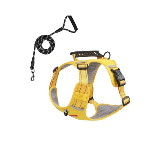 Chewie Cozy Harness, 2025 New Chewie Dog Harness, Breathable & Comfortable Dog Harnesses (Yellow,XS) von Jeeeun