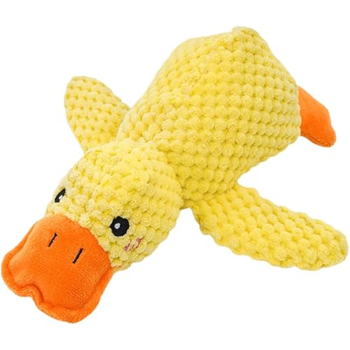 Jeeeun Calming Duck Toy for Dogs, Dog Toys for Aggressive Chewers, Filling Cotton Toy, Safe to Chew, Cute Shape, with a Sense of Companionship (Small) von Jeeeun