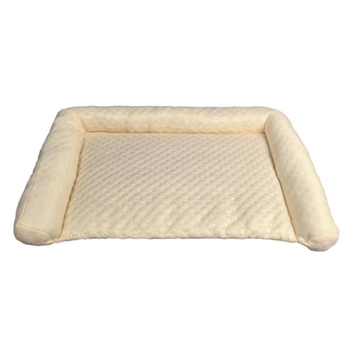 Jeeeun Dog Cooling Mat, Self-Cooling Pad for Dogs and Cats, Convenient Pet Mat, No Water or Electricity Required, Easy to Carry, Can Be Used Indoors or Outdoors (Yellow*1 pcs,S) von Jeeeun