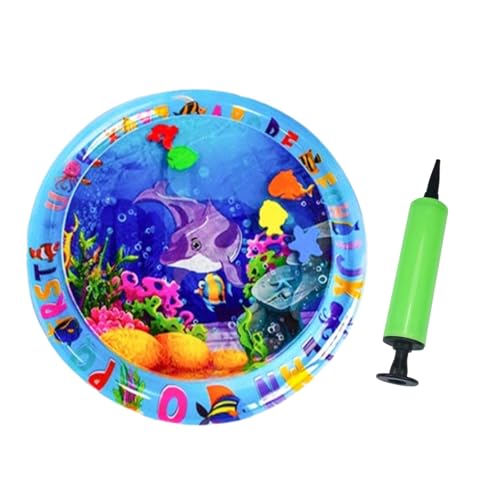 Ocean Breeze Splashland for Cats, Thickened Anti-Scratch Water Mat for Indoor and Outdoor Toys (Dolphin Model) von Jeeeun