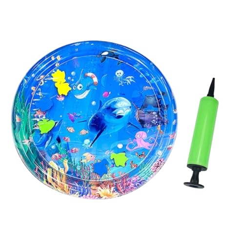 Ocean Breeze Splashland for Cats, Thickened Anti-Scratch Water Mat for Indoor and Outdoor Toys (Ship Model) von Jeeeun