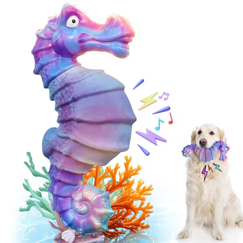 Jeefome Hunde-Kauspielzeug für aggressive Kauer: Quietschendes Kauspielzeug für große Hunde, robust, unzerstörbares Spielzeug für große, mittelgroße und kleine Rassen, interaktives Spielzeug mit Jeefome Hunde-Kauspielzeug für aggressive Kauer: Quietschendes Kauspielzeug für große Hunde, robust, unzerstörbares Spielzeug für große, mittelgroße und kleine Rassen, interaktives Spielzeug mit von Jeefome