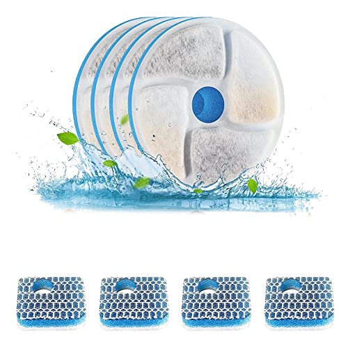 Jeenuuder -Wasserfilter für Katzen, Ersatzfilter für Haustiere, geeignet für 74 oz/2,2 l, automatisch von Jeenuuder