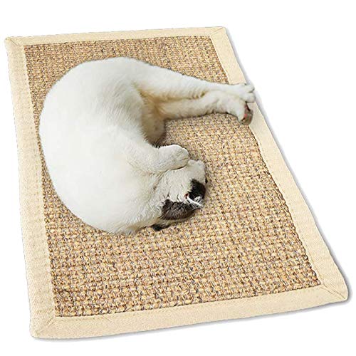Jeenuuder Sisal Katzen Matte Kratz Matte GroßE, NatüRliche, Dicke Sisal Schleifklauen für Haus Katzen rutschfeste Kratzer Schlafmatte Couch SchüTzen Teppiche Sofas Jeenuuder Sisal Katzen Matte Kratz Matte GroßE, NatüRliche, Dicke Sisal Schleifklauen für Haus Katzen rutschfeste Kratzer Schlafmatte Couch SchüTzen Teppiche Sofas von Jeenuuder