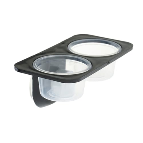 Jeenuuder & Amphibians Lizard Gecko Saugnapf Cup Feed Behälter für Lebensmittel mit Schüssel für Lebensmittel und Nahrung, einfach zu bedienen, A von Jeenuuder