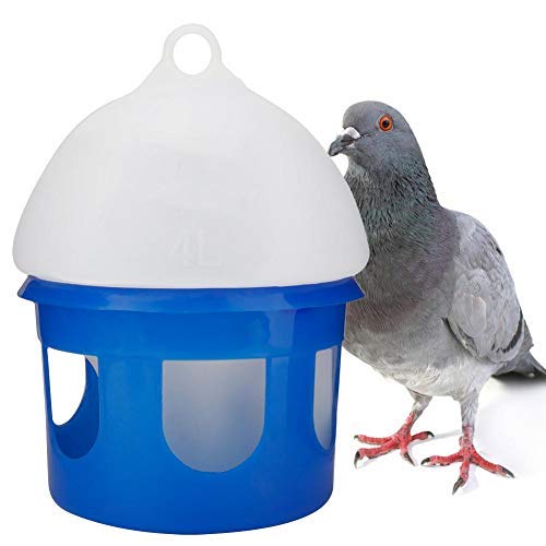 Automatische Wasserspender-Wasserspender mit großer Kapazität für Vogelkäfigzubehör von Haustiertaubenpapageien(4L) von Jeffergarden