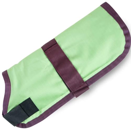 Jeffers Breathe Comfort Ripstop-Hundedecke, 40,6 cm, klein, wasserdicht, winddicht, atmungsaktiv, langlebig, ideal für Outdoor, Indoor, Reisen, maschinenwaschbar, Hellgrün/Pflaume von Jeffers