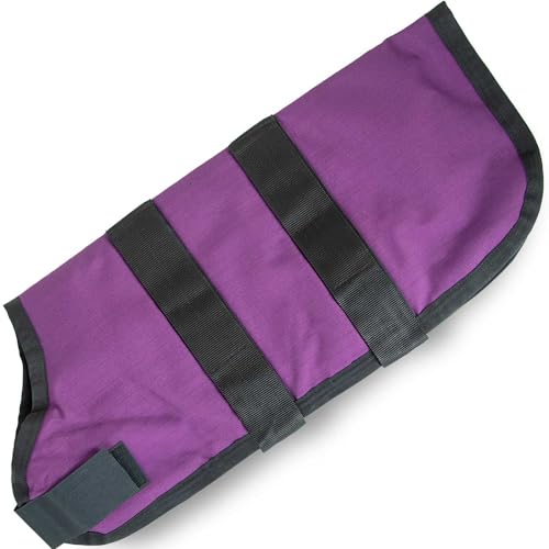 Jeffers Breathe Comfort Ripstop-Hundedecke, 50,8 cm, Größe M, wasserdicht, winddicht, atmungsaktiv, langlebig, ideal für Outdoor, Indoor, Reisen, maschinenwaschbar, Violett / Schwarz von Jeffers