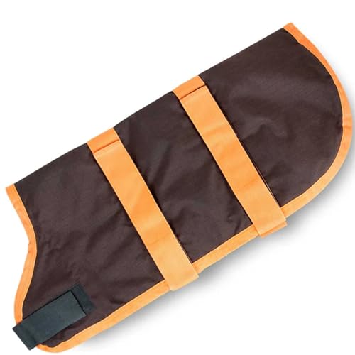 Jeffers Breathe Comfort Ripstop-Hundedecke, 61 cm groß, wasserdicht, winddicht, atmungsaktiv, langlebig, ideal für Outdoor, Indoor, Reisen, maschinenwaschbar, Schoko/Orange von Jeffers