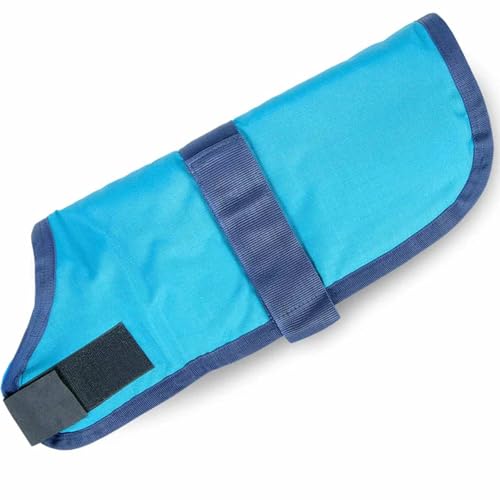 Jeffers Breathe Comfort Ripstop-Hundedecke, Blaugrün/Marineblau, 25,4 cm, klein, wasserdicht, winddicht, atmungsaktiv, langlebig, ideal für Outdoor, Indoor, Reisen, maschinenwaschbar, Isolierung von Jeffers