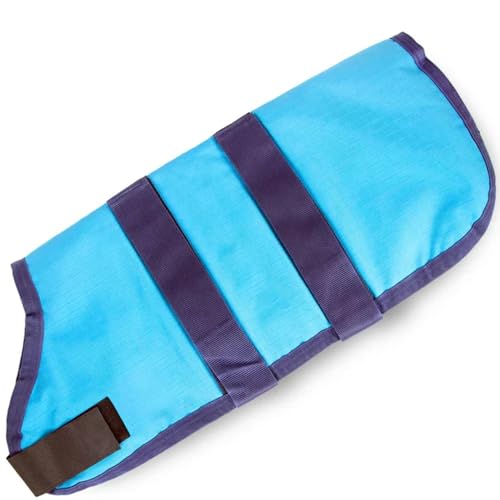 Jeffers Breathe Comfort Ripstop-Hundedecke, blaugrün/marineblau, 66 cm groß, wasserdicht, winddicht, atmungsaktiv, langlebig, ideal für Outdoor, Indoor, Reisen, maschinenwaschbare Isolierung von Jeffers