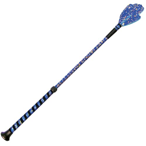 Jeffers Equine Glitter Handschläger – 50,8 cm Reitstock mit schwarzem Griff für Reittraining, Springen, Dressur, Bodenarbeit, Fass, Rodeo, Trail, Zaumzeug, Pferdeausrüstung, Königsblau von Jeffers