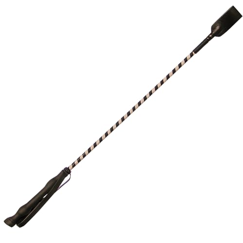 Jeffers Equine Glitter Ribbon Crop Trainingsschläger – 66 cm Reiten Crop Stick mit Gummigriff für Training, Reiten, Bodenarbeit, Laufrennen, Rodeo, Trail, Pferdeausrüstung – Schwarz Jeffers Equine Glitter Ribbon Crop Trainingsschläger – 66 cm Reiten Crop Stick mit Gummigriff für Training, Reiten, Bodenarbeit, Laufrennen, Rodeo, Trail, Pferdeausrüstung – Schwarz von Jeffers