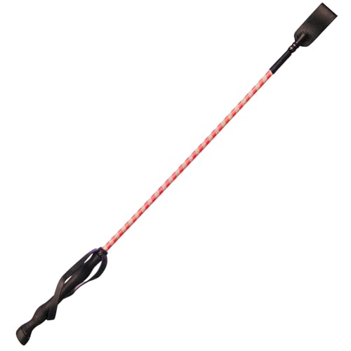 Jeffers Equine Glitter Ribbon Crop Trainingsschläger – 66 cm Reiten Crop Stick mit Gummigriff für Training, Springen, Reiten, Bodenarbeit, Laufrennen, Rodeo, Trail – Rosa Jeffers Equine Glitter Ribbon Crop Trainingsschläger – 66 cm Reiten Crop Stick mit Gummigriff für Training, Springen, Reiten, Bodenarbeit, Laufrennen, Rodeo, Trail – Rosa von Jeffers