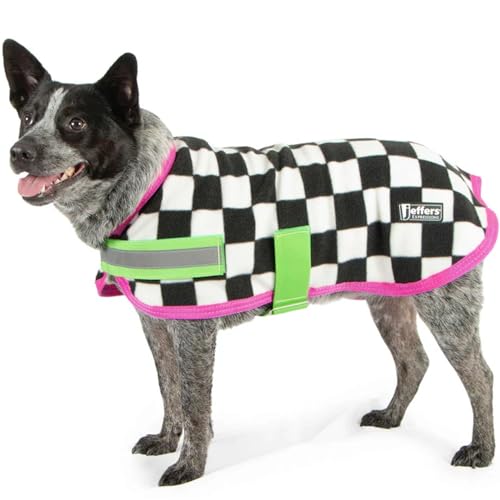 Jeffers Expression Hunde-Fleece-Teppich, weich, gemütlich, reflektierende Streifen, leichter Mantel, perfekt für kleine bis große Rassen, warme Welpen-Pulloverdecke, waschbar, 81,3 cm Jeffers Expression Hunde-Fleece-Teppich, weich, gemütlich, reflektierende Streifen, leichter Mantel, perfekt für kleine bis große Rassen, warme Welpen-Pulloverdecke, waschbar, 81,3 cm von Jeffers