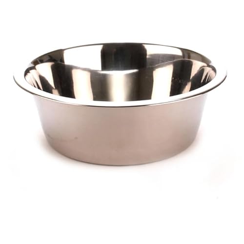 Jeffers Futternäpfe aus Edelstahl – langlebig, rostbeständig, ungiftig, leicht zu reinigen, spülmaschinenfest, Metall-Futter- und Wassernapf für Hunde, Katzen, Welpen, Kätzchen, Zuhause, Zwinger von Jeffers
