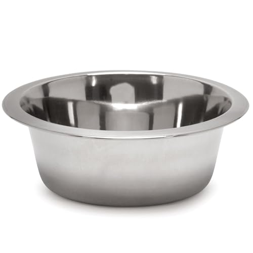 Jeffers Futternäpfe aus Edelstahl – langlebig, rostbeständig, ungiftig, leicht zu reinigen, spülmaschinenfest, Metall-Futter- und Wassernapf für Hunde, Katzen, Welpen, Kätzchen, Zuhause, Zwinger von Jeffers