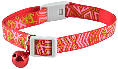 Jeffers Haustier-Katzenhalsband mit Glöckchen – reflektierendes Sicherheitshalsband aus Kunststoff für Kätzchen & ausgewachsene Katzen, verstellbares einlagiges Nylon, hohe Sichtbarkeit, Innen- und Jeffers Haustier-Katzenhalsband mit Glöckchen – reflektierendes Sicherheitshalsband aus Kunststoff für Kätzchen & ausgewachsene Katzen, verstellbares einlagiges Nylon, hohe Sichtbarkeit, Innen- und von Jeffers