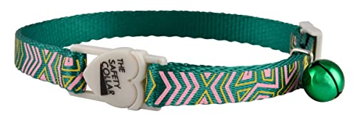 Jeffers Haustier-Katzenhalsband mit Glöckchen – reflektierendes Sicherheitshalsband aus Kunststoff für Kätzchen & erwachsene Katzen, verstellbar, einlagiges Nylon, hohe Sichtbarkeit, Innen- und von Jeffers