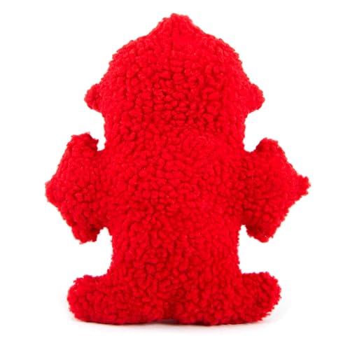 Jeffers Hundespielzeug aus Plüsch mit Quietscher, Feuerhydrant, 20,3 cm, weicher Knisterstoff, sicher und langlebig, gesunder Spaß für kleine und mittelgroße Hunde, interaktives Spielen, Apportieren von Jeffers