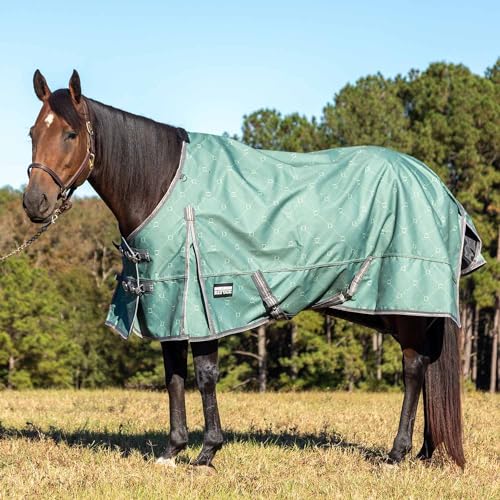 Jeffers Pappelkopf Uniquely English Weidedecke, 1200 Denier, 240 g, Fichtensteigbügeleisen, 175,3 cm von Jeffers