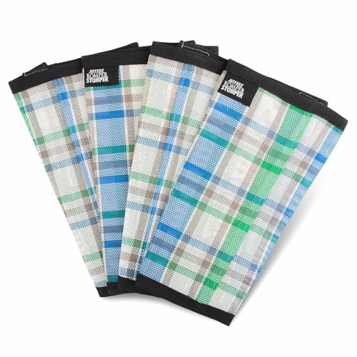 Jeffers Romper Stomper Fliegenstiefel für Pferde, Blau, Grün, Tan Plaid, Groß - Atmungsaktive Netz-Beinwickel für Insektenschutz, stabiles Zubehör für Sommerweide, Ausrüstung, Pferdebeinpflege - 4 von Jeffers