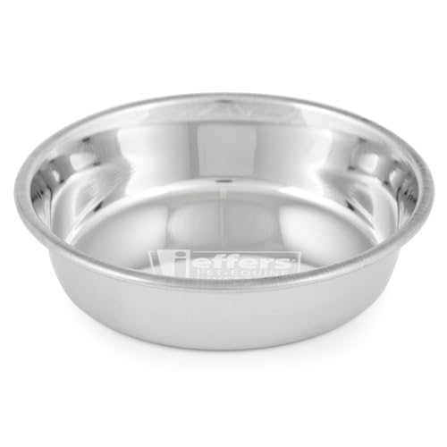 Jeffers Schwerer Futternapf aus Edelstahl, 400 ml, langlebig, spülmaschinenfest, nicht kippbar, erhöhter Futternapf, gut für Hunde, Katzen und Kleintiere Jeffers Schwerer Futternapf aus Edelstahl, 400 ml, langlebig, spülmaschinenfest, nicht kippbar, erhöhter Futternapf, gut für Hunde, Katzen und Kleintiere von Jeffers